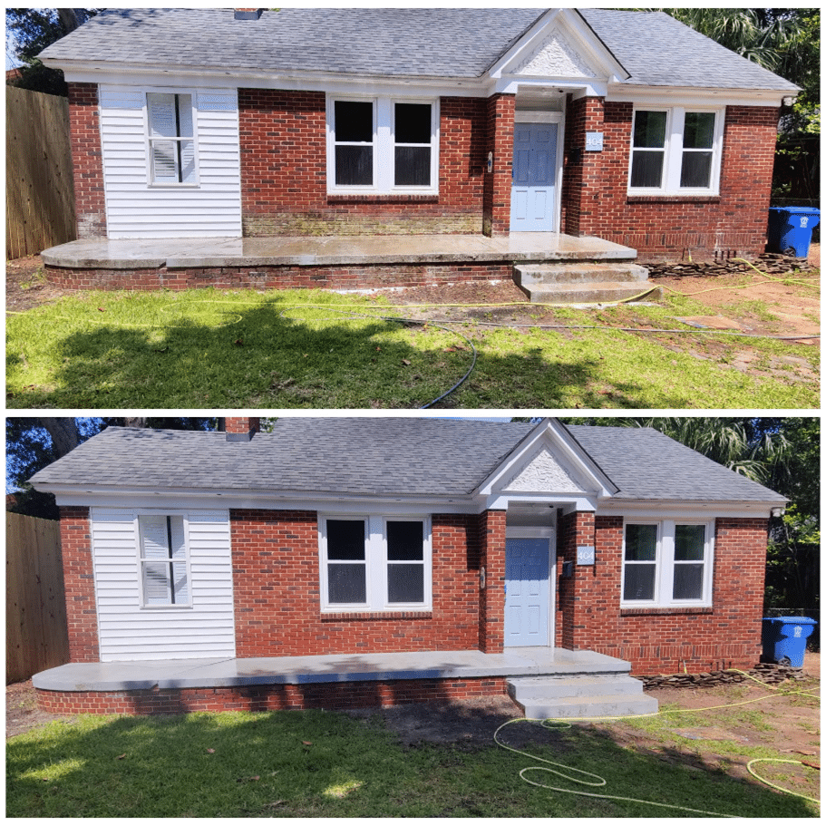soda city brick house washing